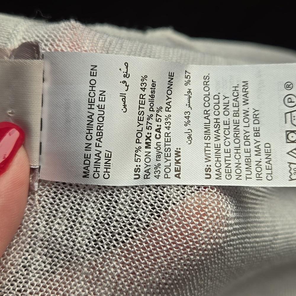 Chico’s Light Heather Gray Open Front Cardigan – Soft Everyday Layer, Size 1 (M) - Picture 9 of 9